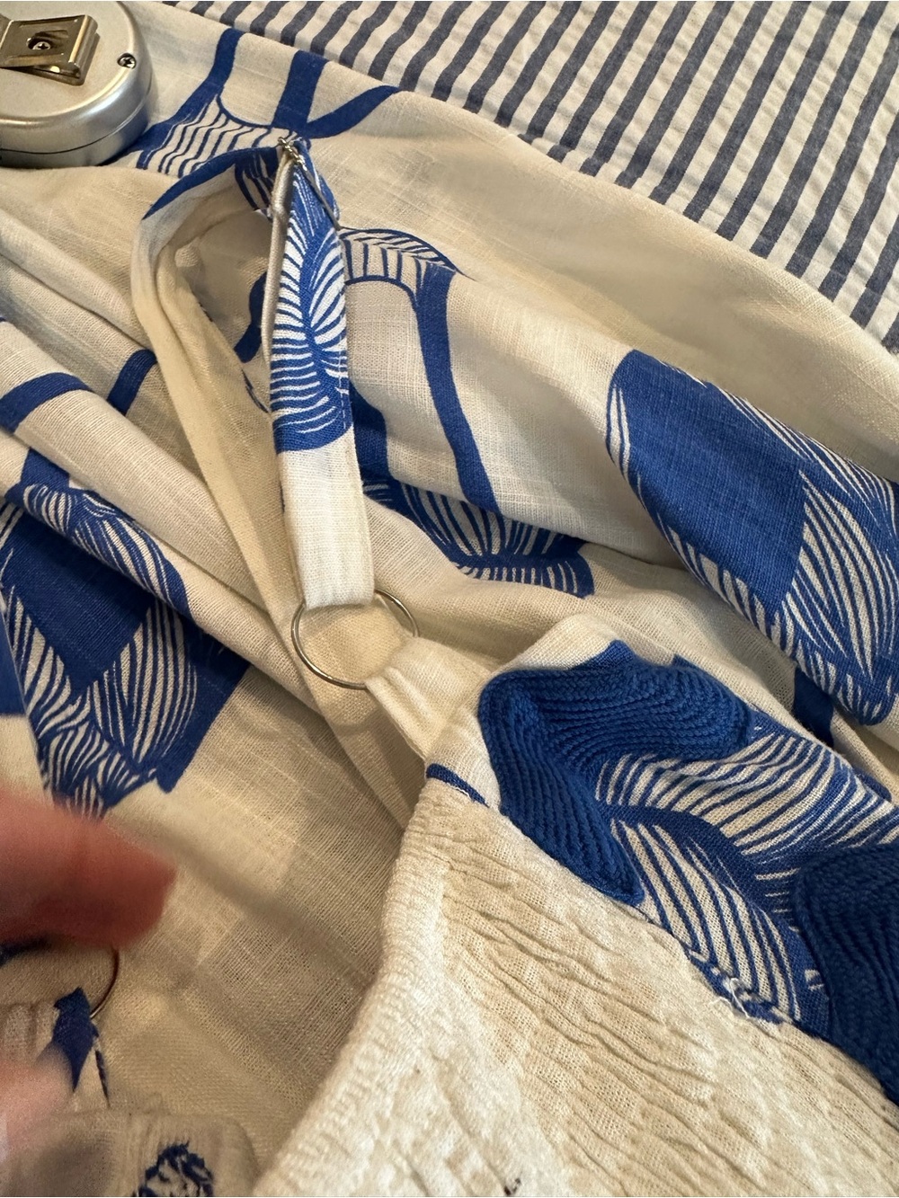 Blue and White Coastal Sundress - XL - Summer Style - Picture 10 of 12